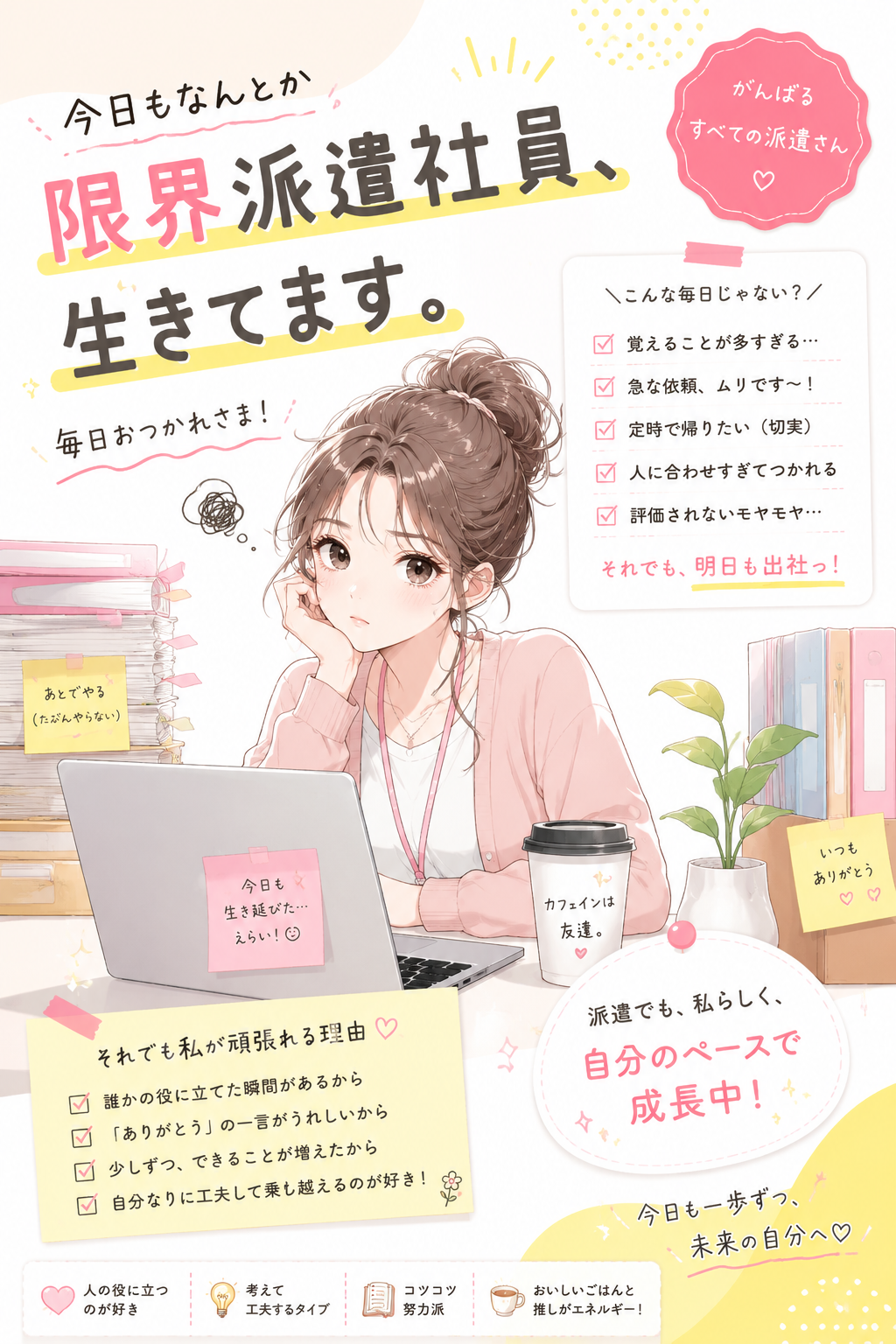 限界派遣社員、生きてます。
