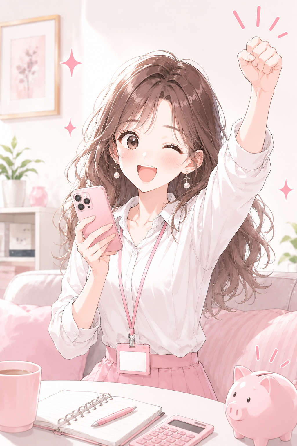 節約成功してハッピーなOL