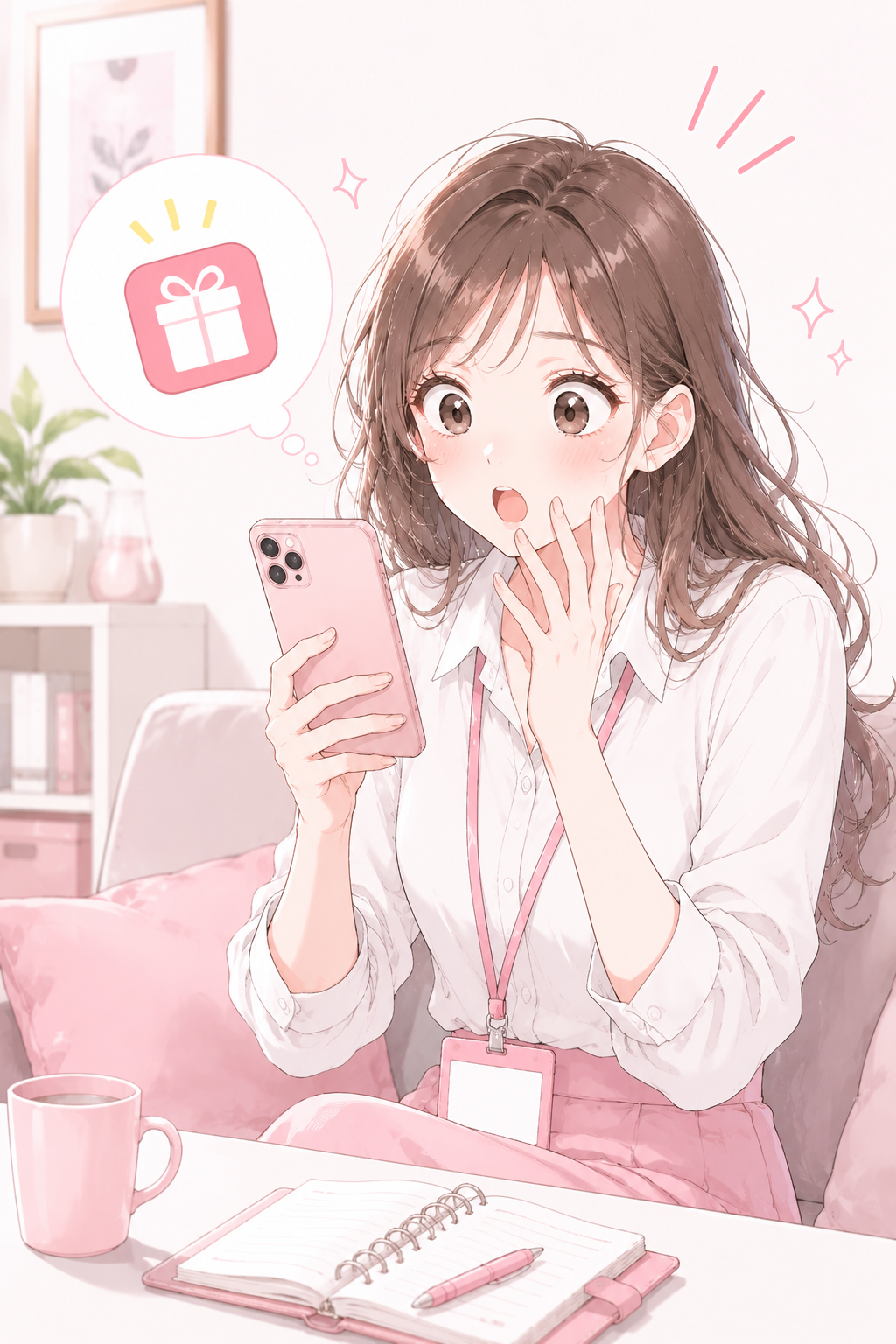 Rakuten Linkアプリを発見して驚くOL